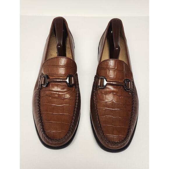 Florsheim Men's Brown Dress Loafer Shoes Size 10D - Picture 13 of 16